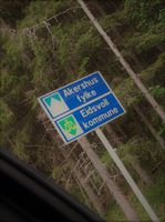 Kommunegrensa mellom Eidsvoll og Nord-Odal. Snapshot av Julie Berg (2019).