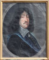 Kong Frederik III i Moland kyrkje:"Dominus Providebit". (Herren er min forsørgjar) Foto: Anders Kvåle Rue 2010