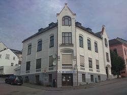 Kongegata 3 i Larvik (1902). Foto: Morten Bakkeli (2010).