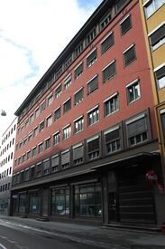 Kongens gate 15 (1931), sammen med Einar Smith. Foto: Chris Nyborg (2013).