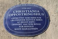 Kongens gate 1: Christiania Opfostringshus. 59.909058° N 10.740664° Ø