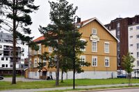 Reins gate 4, våningshuset på tidligere Dyrmyr gård. Foto: Roy Olsen (2019).