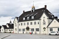 Schwabes gate 2, Kongsberg stasjonsbygning. Foto: Roy Olsen (2019).