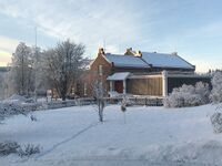 Kongsvinger fengsel fotografert på julaften i 2022.