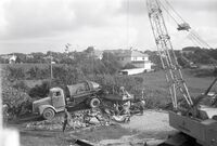 Butikken blir bygget høsten 1966.