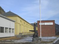 Kraftstasjonsbygningen til kraftverketNore I ved Rødberg (1928). Foto: Stig Rune Pedersen