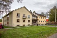 Kråkstad samfunnshus fra 1956 er et av landets mest intakte fra etterkrigstiden. Foto: Leif-Harald Ruud (2015)