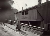 Enerhauggata i 1907. Foto: Ukjent / Riksantikvaren
