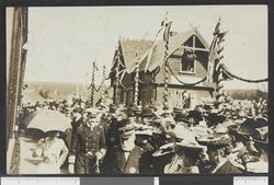 Tande stasjon i Ringsaker. Foto: Ukjent / Nasjonalbiblioteket