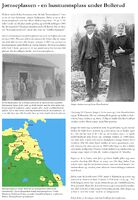 Tavle ved Jørneplassen.