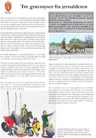 Tavle ved jernaldergravene.