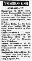 Tromsø 31. mai 1991.