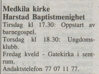 Harstad Tidende 9. januar 1996.
