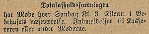 Kunngjøring fra Kabelvaag totalafholdsforening i Lofotens Tidende 12.03. 1892.jpg