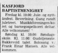 Harstad Tidende 7. januar 1983.