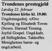 Harstad Tidende 21. februar 2003.