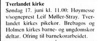 Nordlandsposten 15. juni 1984.