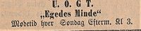 447. Kunngjøring fra UOGTs Egedes Minde i Lofot-Posten 27.07.1885.jpg