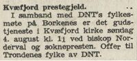 Harstad Tidende 1. august 1963.