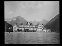 Hotellet i 1967. Foto: Ukjent / Mittet & Co.