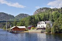 Spjotsodd brygge. Foto: Roy Olsen (2021).