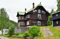 Vråliosvegen 2140, Vråliosen hotell (Vråliosen turistpensjonat). Foto: Roy Olsen (2021).