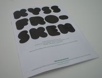 Forsiden av programmet til Kyss frosken-utstillingen. Foto: Stig Rune Pedersen