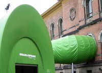 Gjennomgang til Nasjonalgalleriet via "frosken". Foto: Stig Rune Pedersen