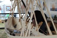 Bygging av åfjordsbåt. Foto: Chris Nyborg (2014).