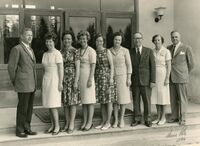 Lærere ved skolen i 1966