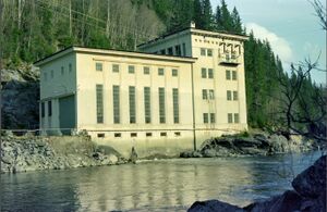 Løkaunet kraftverk 1976.jpg