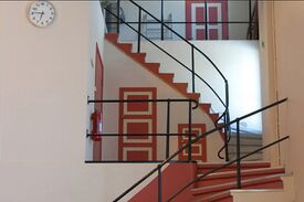 Trappa opp fra maskinsalen. Foto: Mikal Sveen/Statskraft