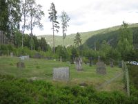 Lønnegrav gravplass mot aust. (Foto Olav Momrak-Haugan 2010)