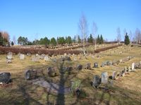 Motiv fra Lørenskog kirkegård, nordøstlig retning (2014). Foto: Stig Rune Pedersen