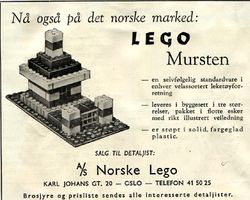 Strømberg fikk tidlig lisens til å produsere Lego i Norge.