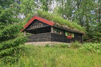 Labråten er en av plassene i Fålemarka som har levd videre som feriested. Foto: Leif-Harald Ruud (2022)