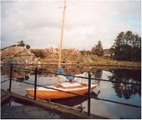 Labranda ved kai. Foto: Kystlaget Bragdøya (2000).