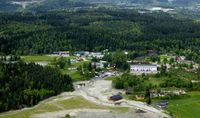 Luftfotoet viser Lahaugmoen i 2007. Kilde Anthon B Nilsen Eiendom AS.