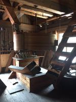 Interiør frå Lakshøl Bruk. Foto: Anne Gundersen (2017)