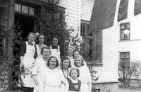Betjeningen ved Hospitset 17. mai 1945.