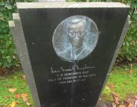 Lars Emil Erichsen ble henrettet på Trandumskogen 26. mai 1944 etter en aksjon mot Arbeidstjenestens arkiv. Han er gravlagt på Vestre gravlund (Oslo). Foto: Stig Rune Pedersen