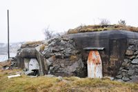 Vestre Halsen, bunker på Katteberget. Foto: Roy Olsen (2017).