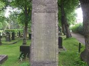 Gravminnet til Lauritz Nicolai Balle på Vår Frelsers gravlund i Oslo forteller at han var Norges første stortemplar av IOGT. Foto: Stig Rune Pedersen