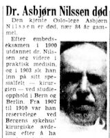 316. Lege Asbjørn Nilssen faksimile Aftenposten 1958.JPG