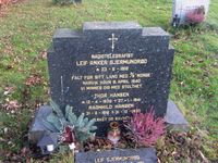 Leif Anker Gjermundrød omkom på «Norge». Han er gravlagt på Tønsberg nye kirkegård. Foto: Stig Rune Pedersen