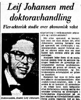 237. Leif Johansen faksimile Aftenposten 1961.JPG