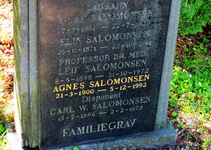 Leif Salomonsen gravminne Oslo.JPG