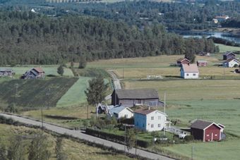Leirrudplass under Leirrud Kongsvinger kommune 1962.jpg