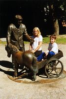 Lars H. Lende-monumentet (1991) i Lendeparken, Stavanger.