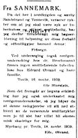 19. Leserinnlegg om ryktebørs i Tennevik-Sandstrand i Harstad Tidende 22. november 1939.jpg